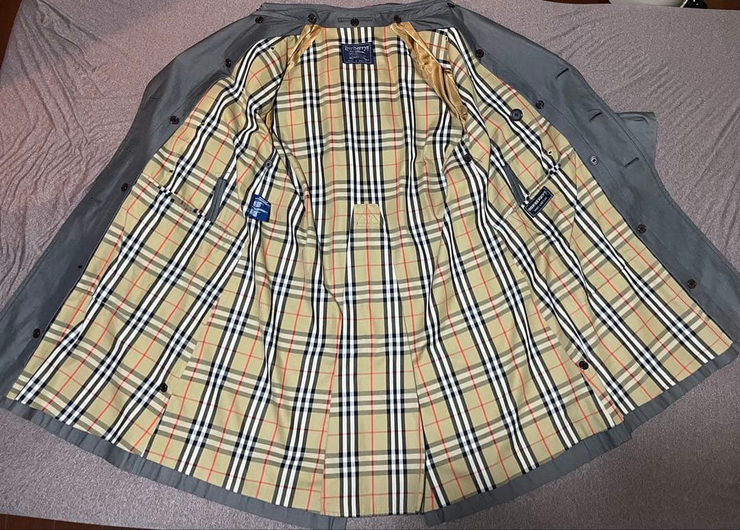 バーバリー 1枚袖 Burberrys 80sトレンチ21 グレー