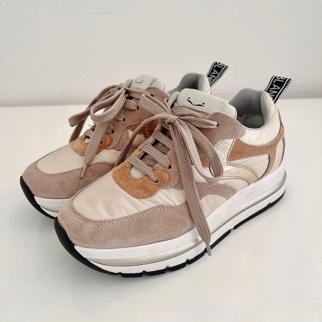 Voile Blanche ボイルブランシェ スニーカー ベージュ 22.5cm