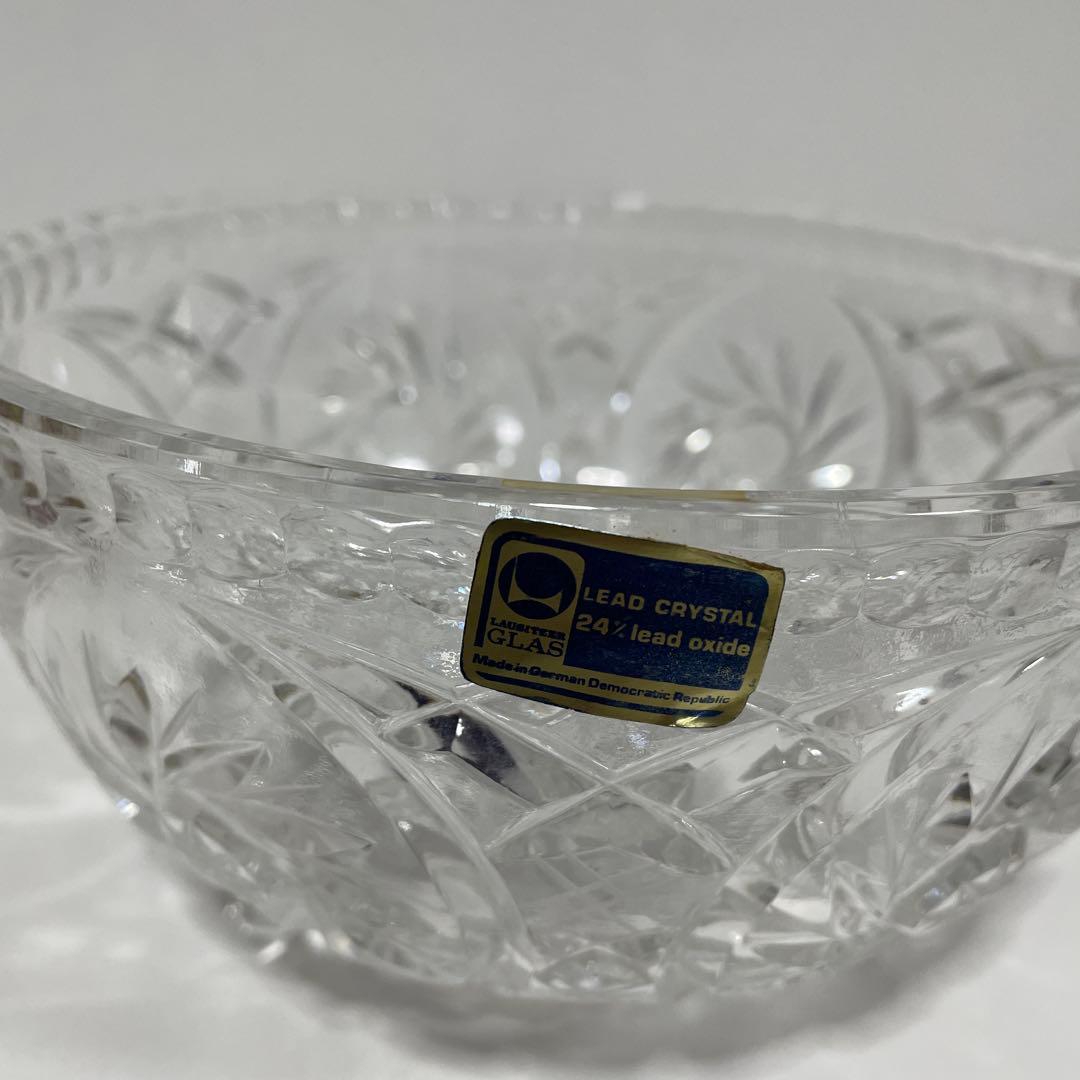 ヴィンテージ 旧東ドイツ製LAUITZER CRYSTALカットガラス