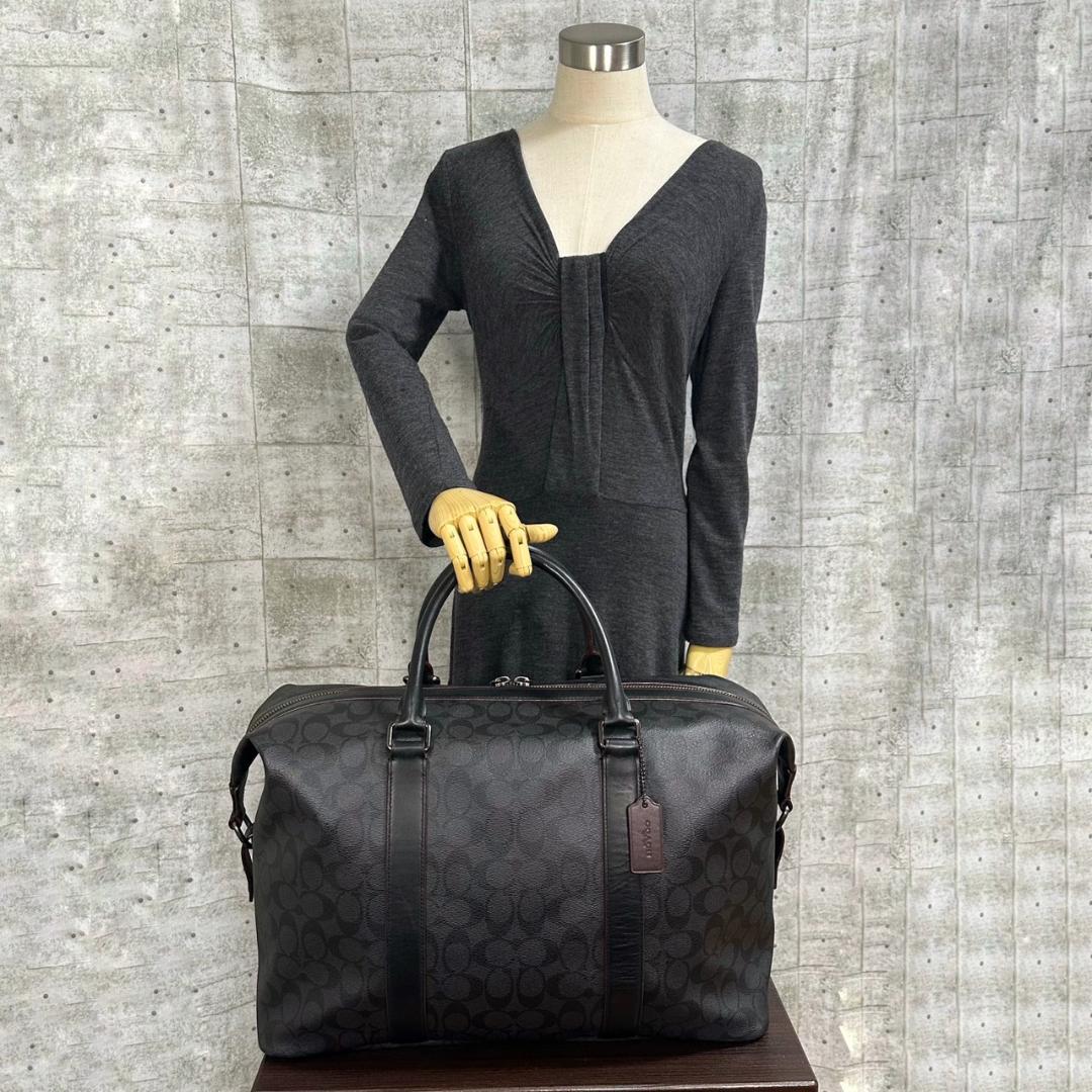 COACH コーチ ボイジャー シグネチャー ボストンバッグ 旅行用バッグ