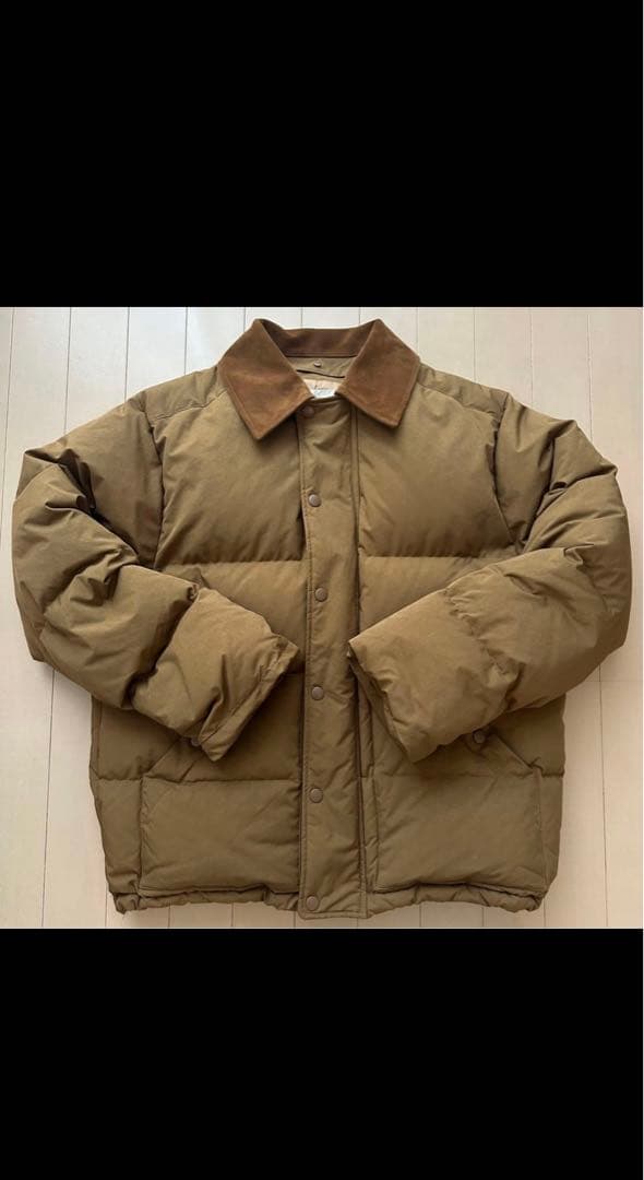 ジャケット・アウター maTHE SHINZONE SUEDE COLLARDOWNJACKET