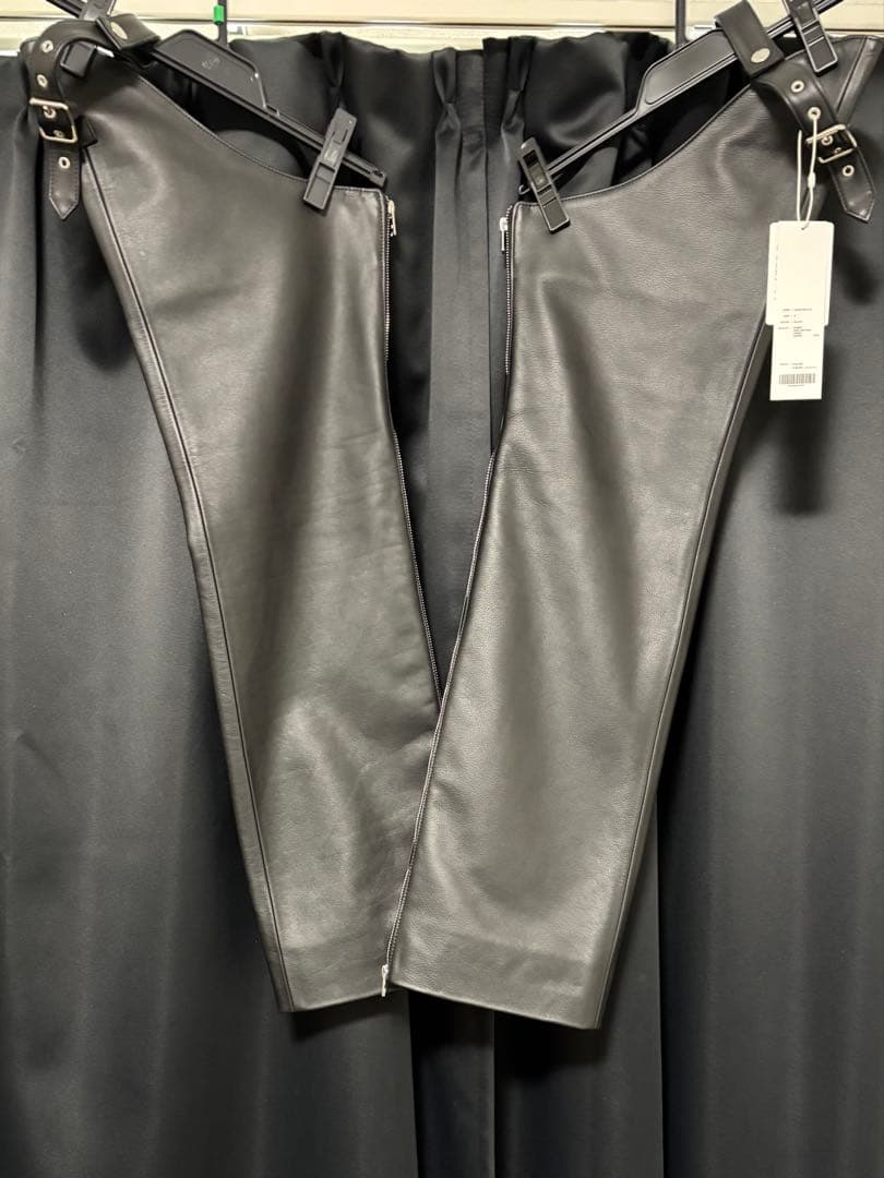 【定価143,000円】ジョンローレンスサリバン•レザーチャプス　サイズS