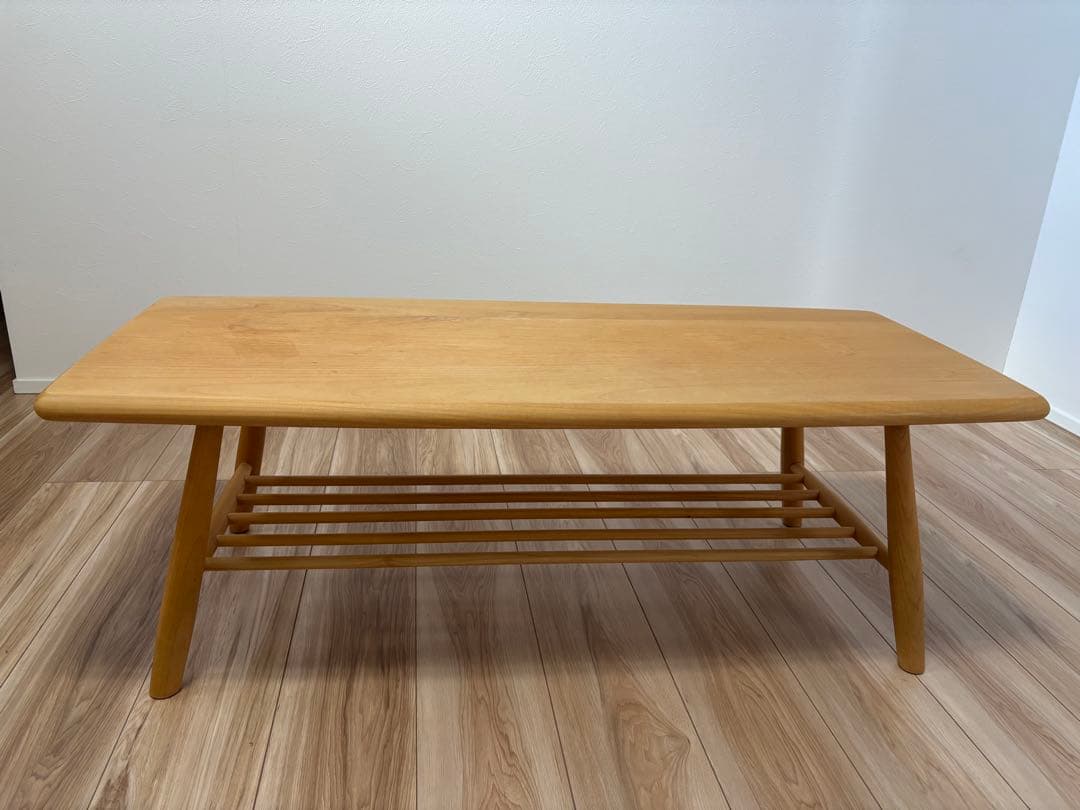 ローテーブル　無垢材　アルダー材