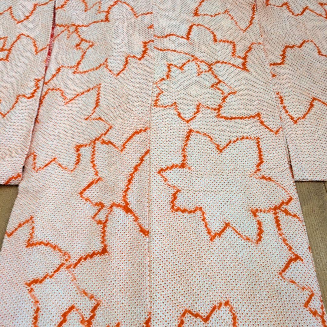 七五三7歳女の子総絞り着物＆半幅帯＆帯締め&帯揚げ&草履＆バッグ