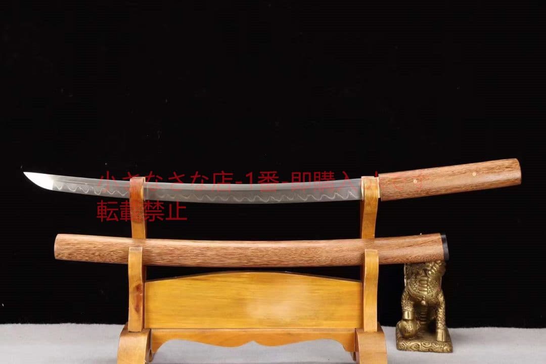 m T10焼刃花梨木連体居合武士刀