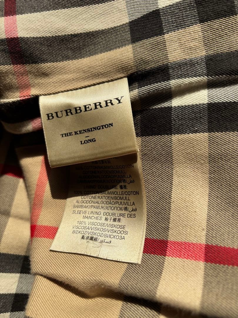 BURBERRY バーバリー トレンチコート ケンジントン UK4 IT36