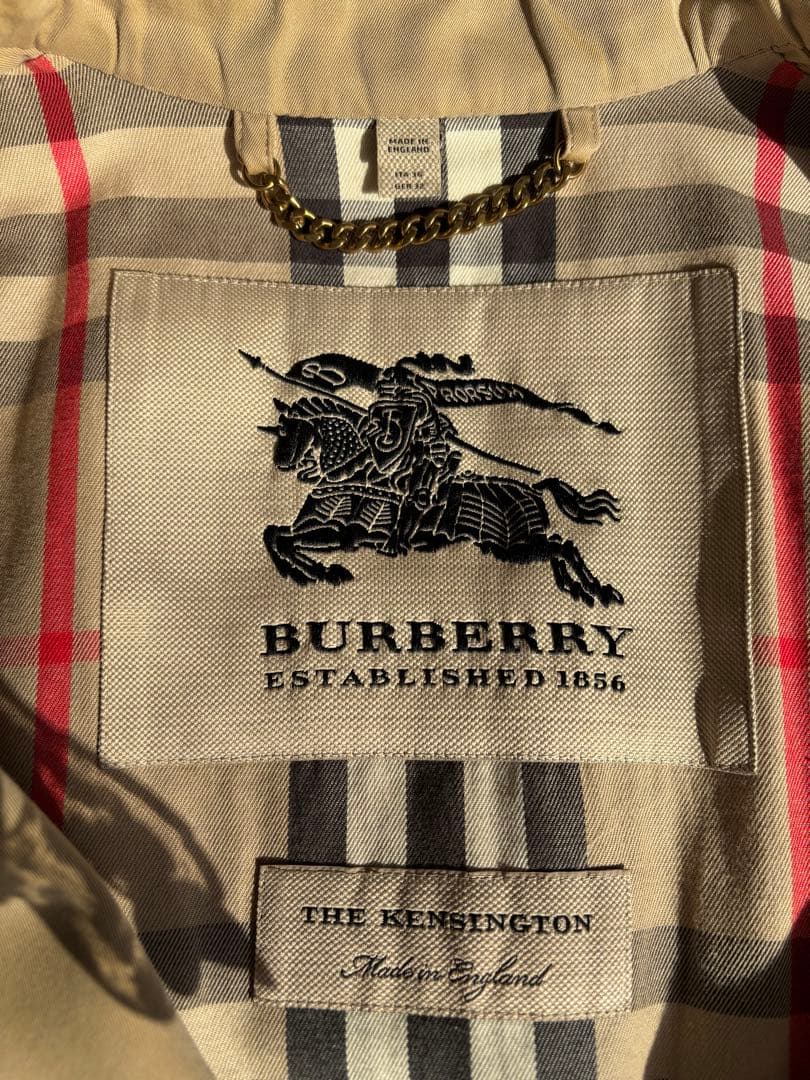 BURBERRY バーバリー トレンチコート ケンジントン UK4 IT36