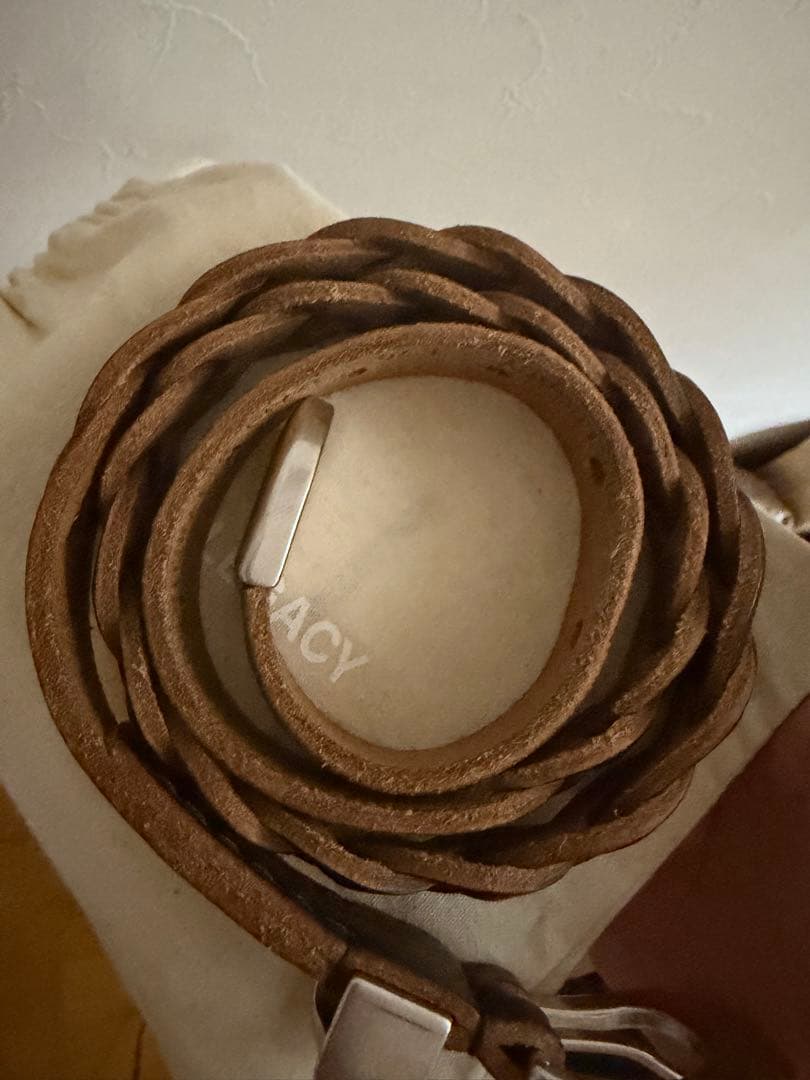 our legacy vintage black leather ベル