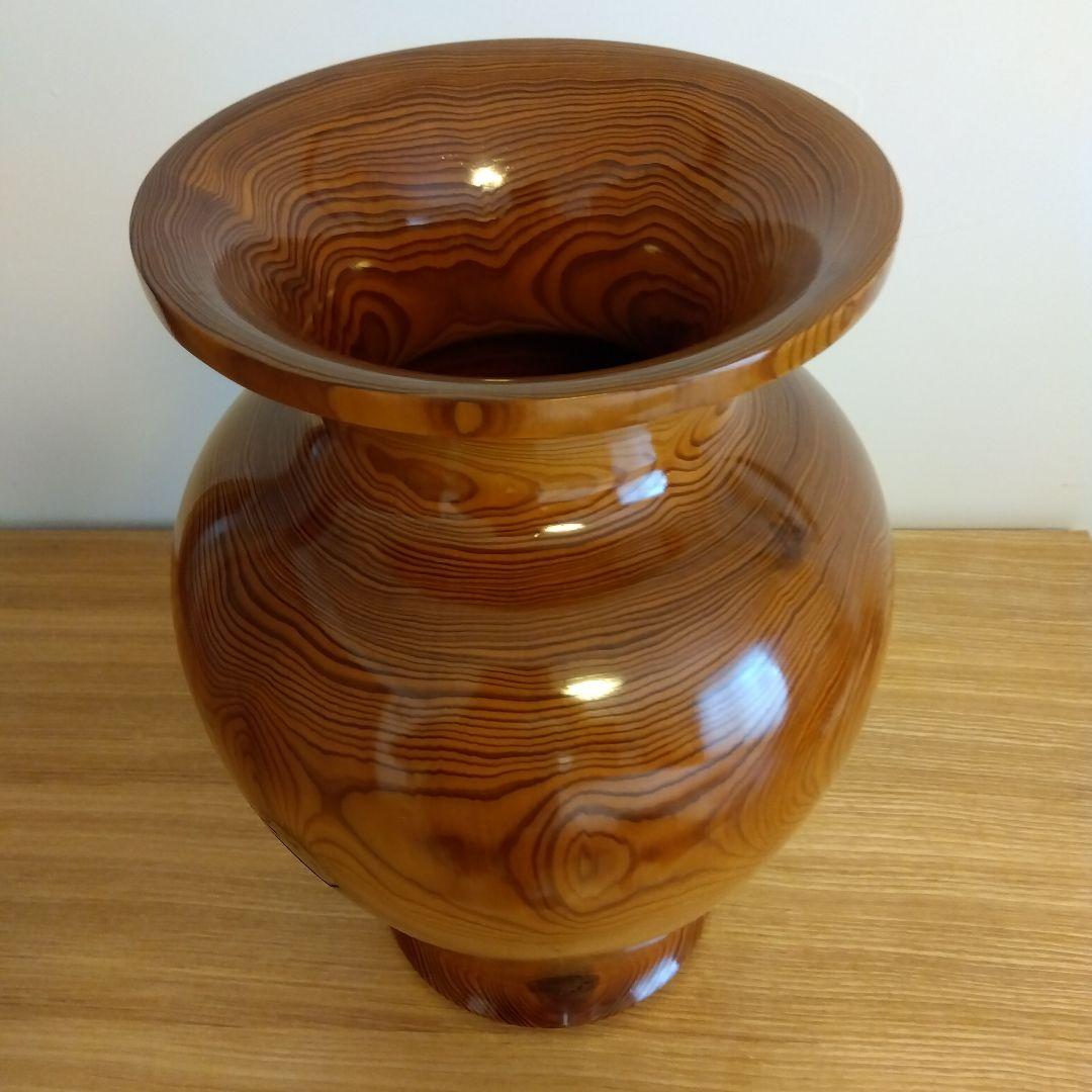 り*丸様 希少品　屋久杉の花瓶　壺