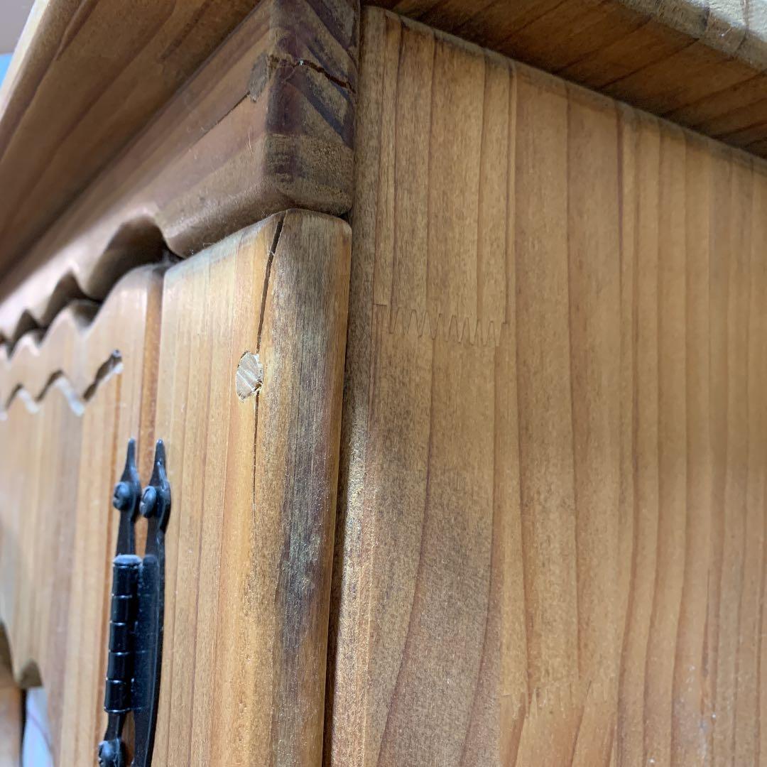 アメリカンカントリー　家具　パソコンラック　棚　収納　ハート