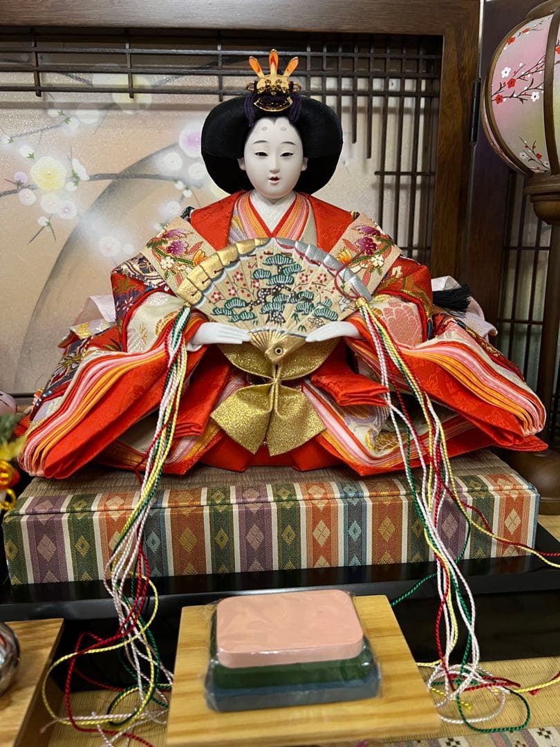 【美品】高級雛人形　3段飾り　収納