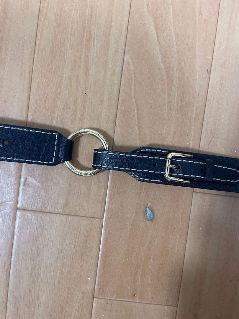 美品⭐️ Dolce & Gabbana 黒レザーベルト