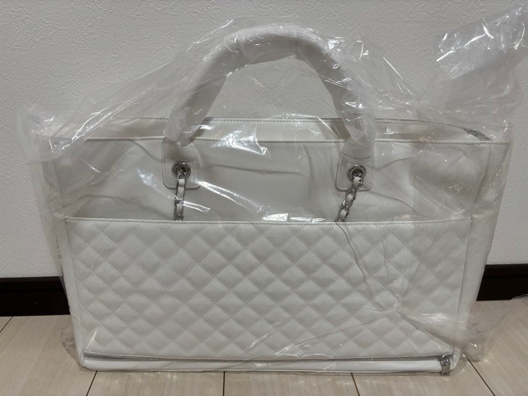 Darich DDキルティングワイドマルチトートバッグ WHT