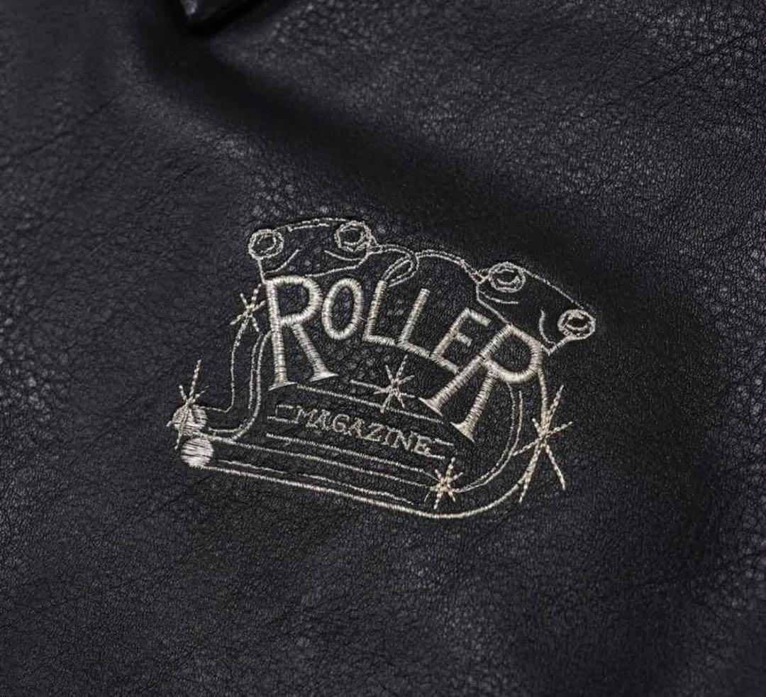 ジャケット・アウター ROLLER FAKE LEATHER COACH JACKET Size L