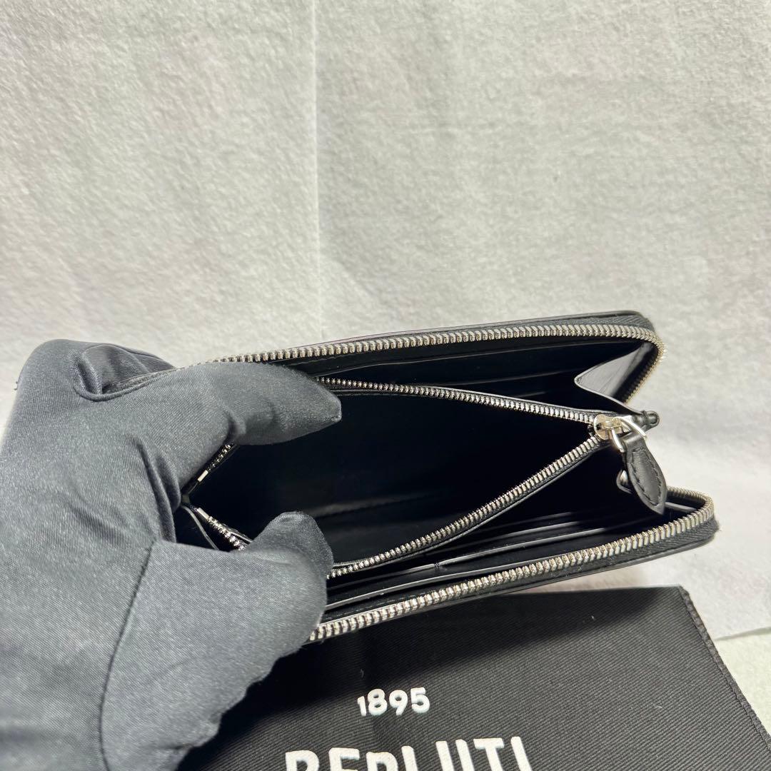 【自宅保管・ほぼ未使用品】BERLUTI イタウバ ジップウォレット