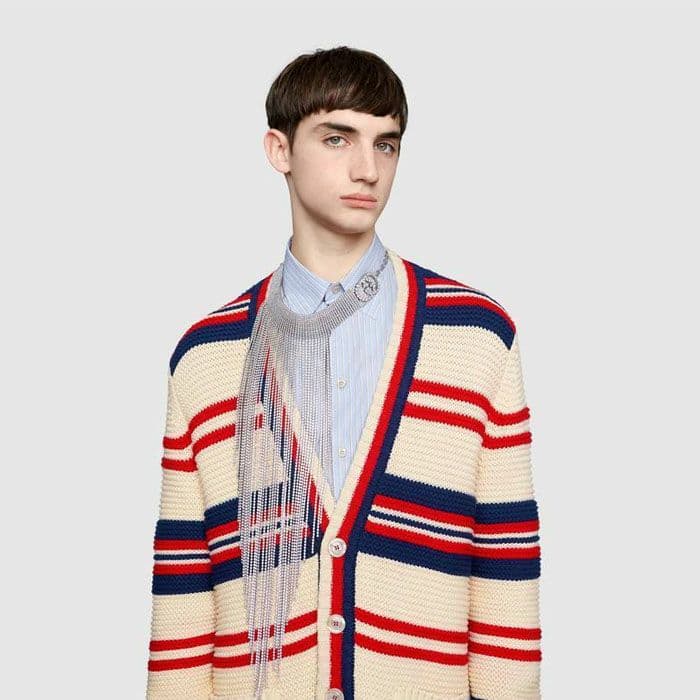 ☆美品☆　GUCCI　グッチ　ニット　カーディガン　コートダジュール