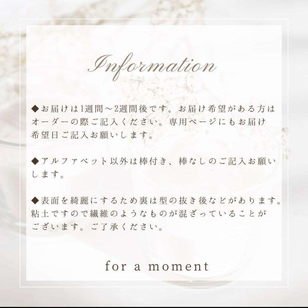 名前フェイクアイシングクッキーオーダーページ　クレイケーキ