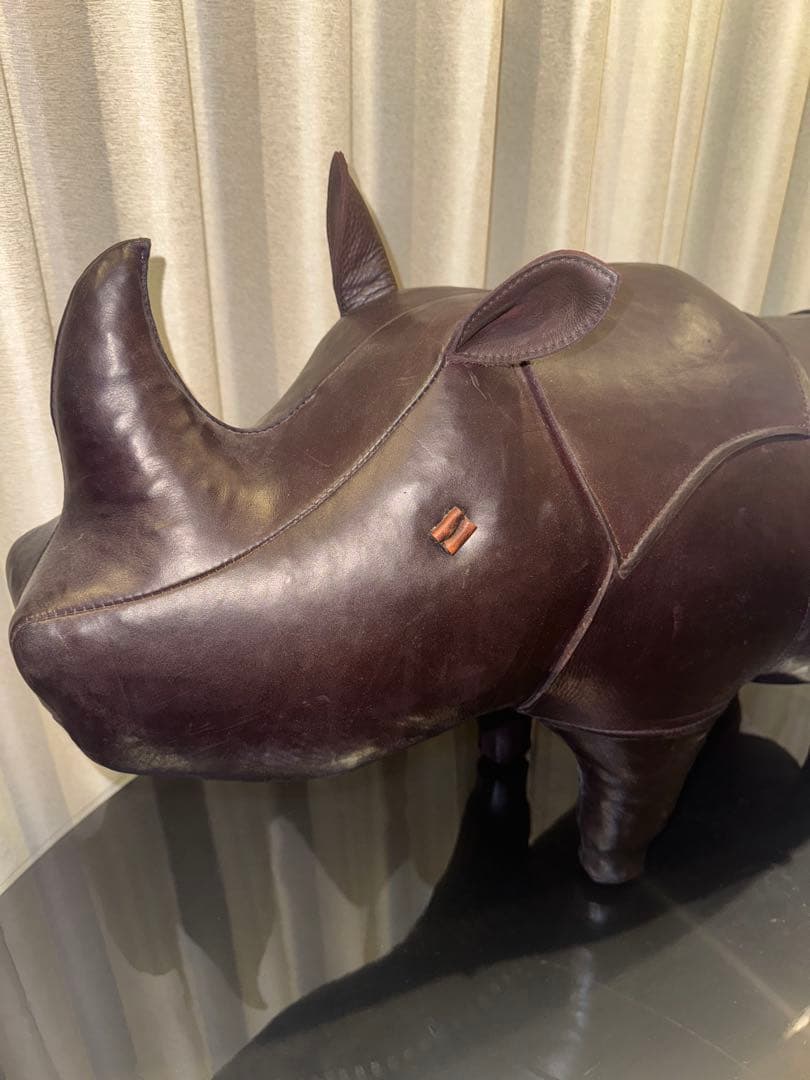 OMERSA レザー スツール サイ ミディアム オメルサ アバクロ オマーサ