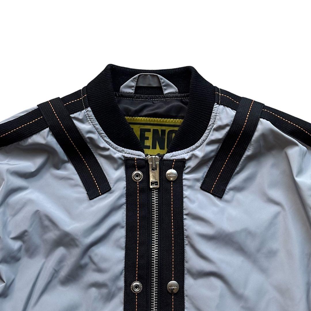 DIESEL ギミック レザーパッチ ボンバージャケット