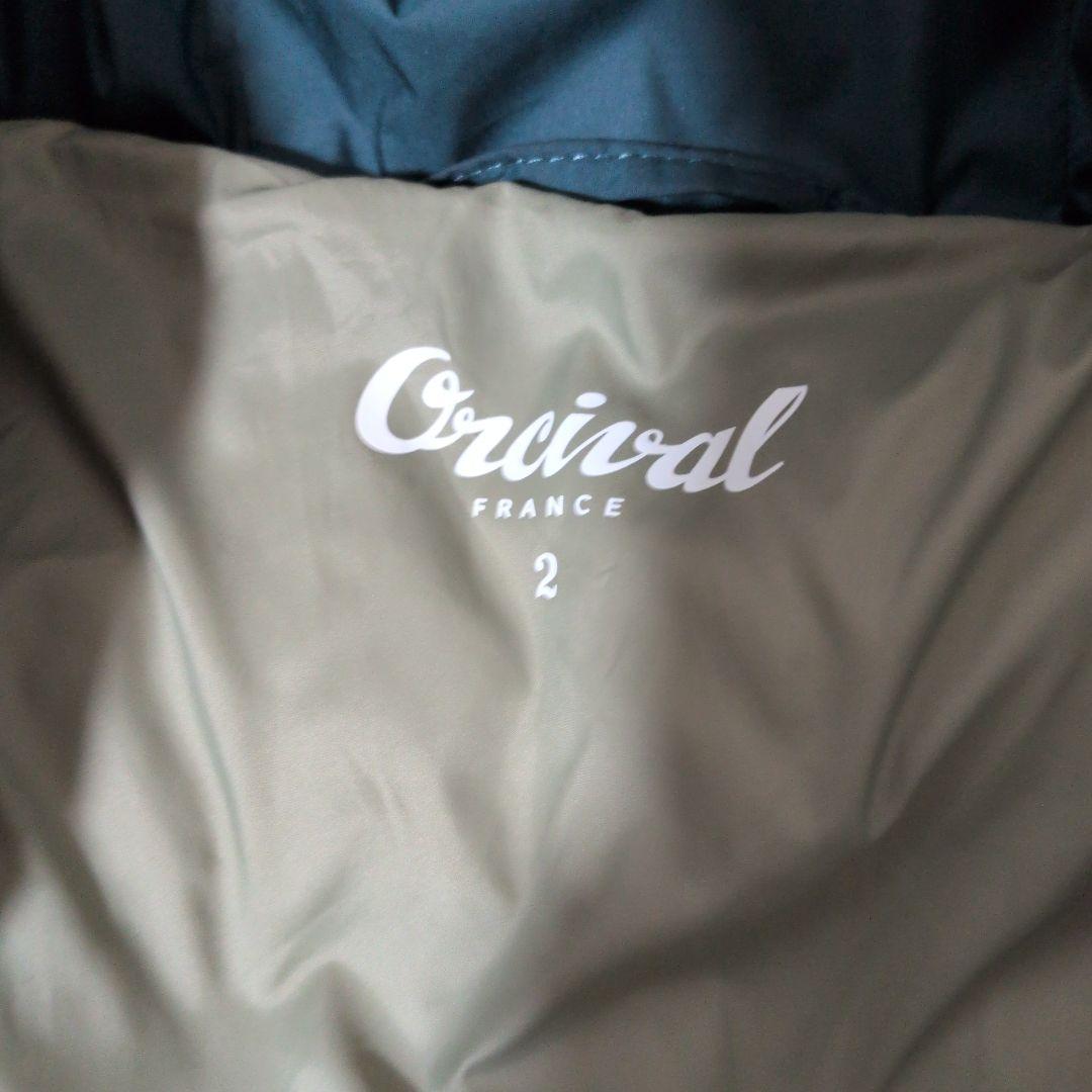 Orival フード付きダウンジャケット サイズ2 ダークグリーン