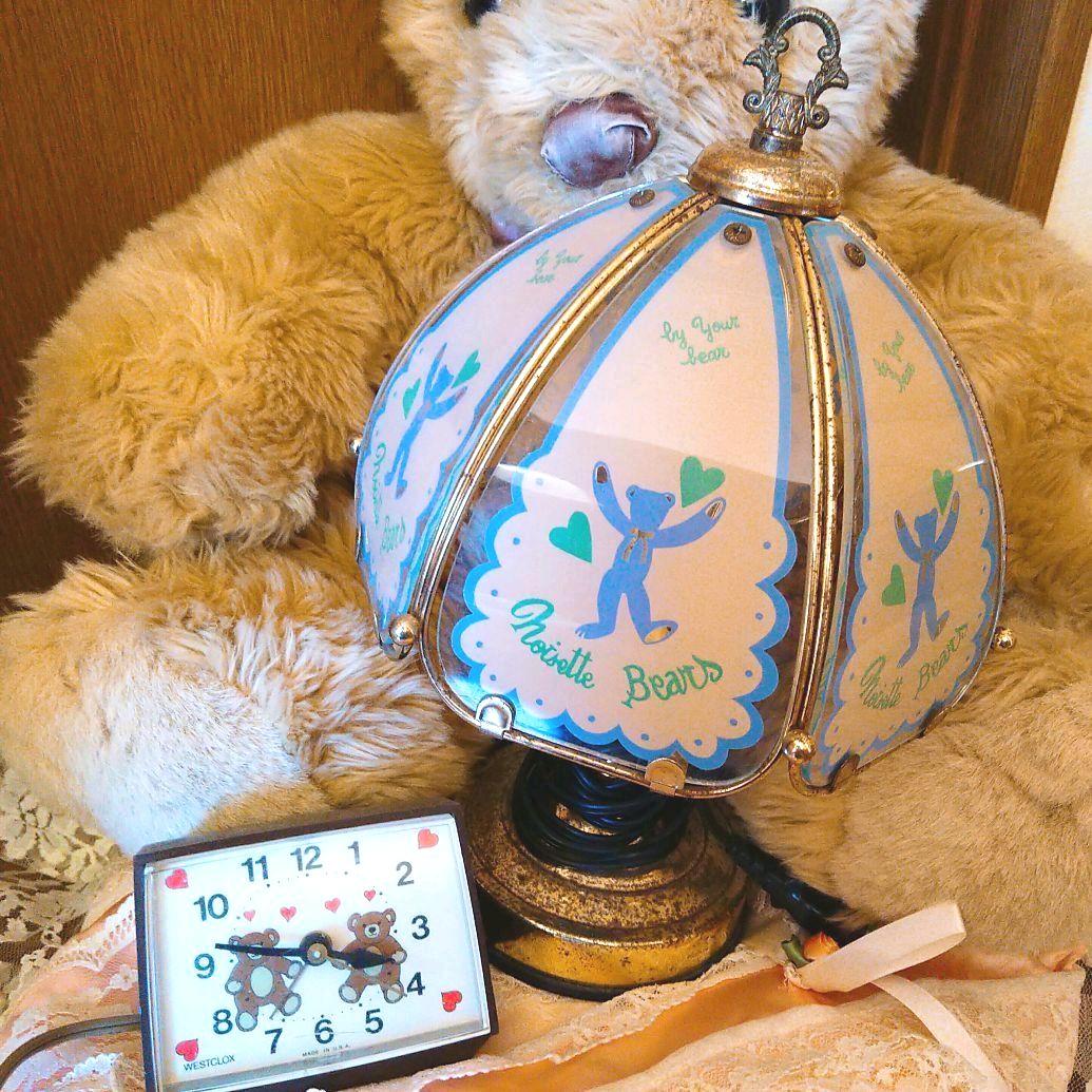 Vintage くま ファンシーインテリア テーブルランプ