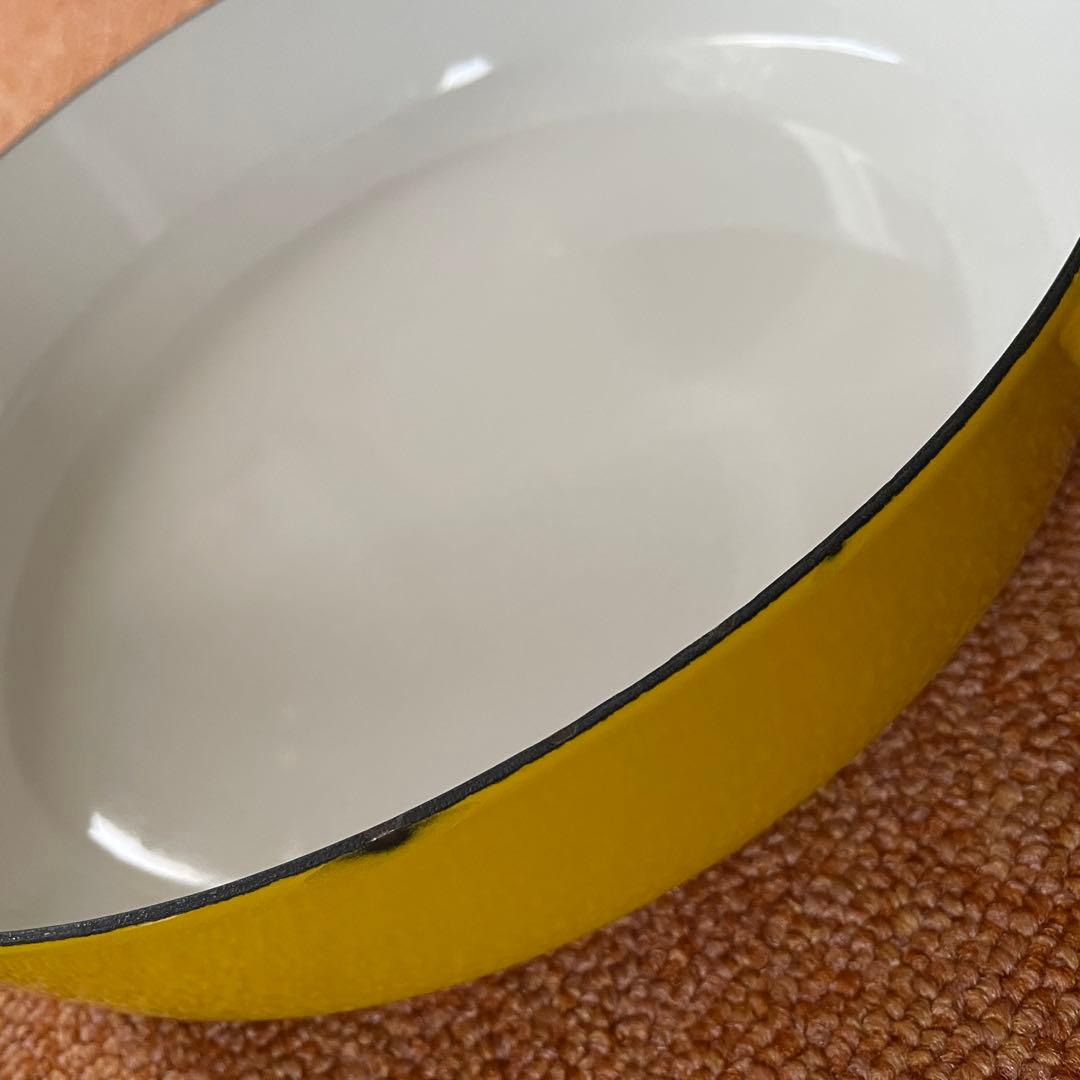 vintage DANSK◼︎イエロー◼︎木製ハンドル30cmフライパン◼︎美品