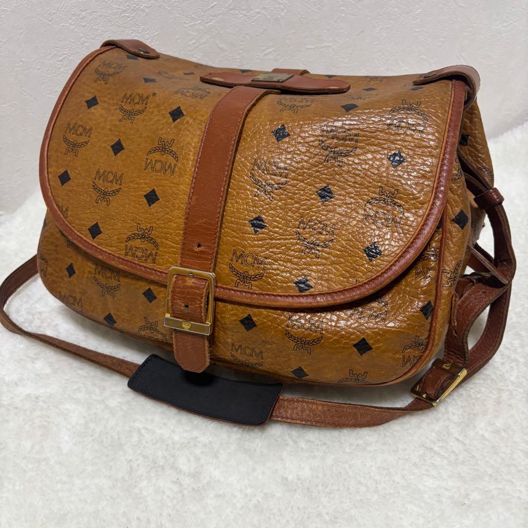 【極希少】MCM ソミュール　コニャック　ショルダーバッグ　ヴィセトス柄