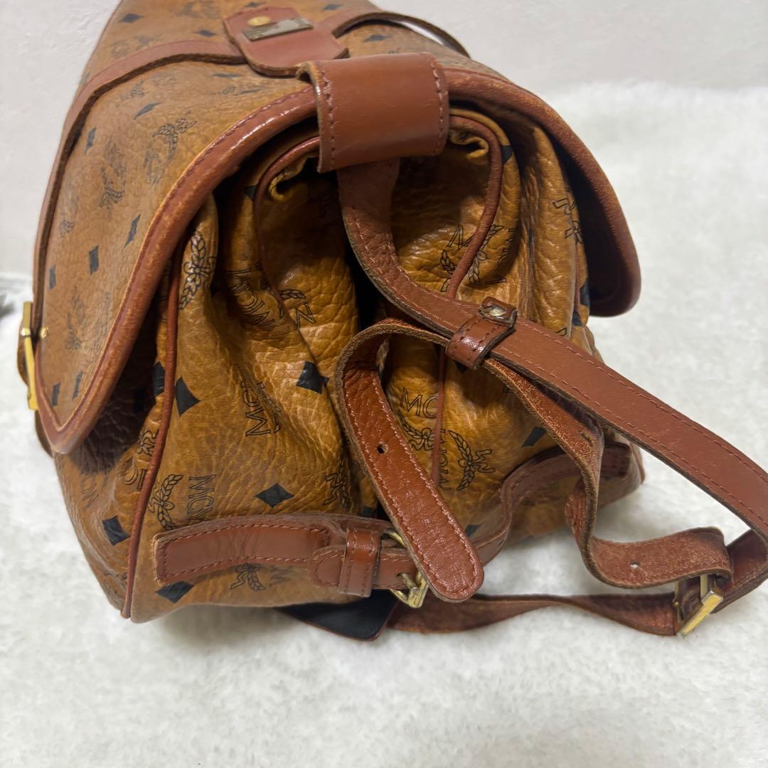 【極希少】MCM ソミュール　コニャック　ショルダーバッグ　ヴィセトス柄