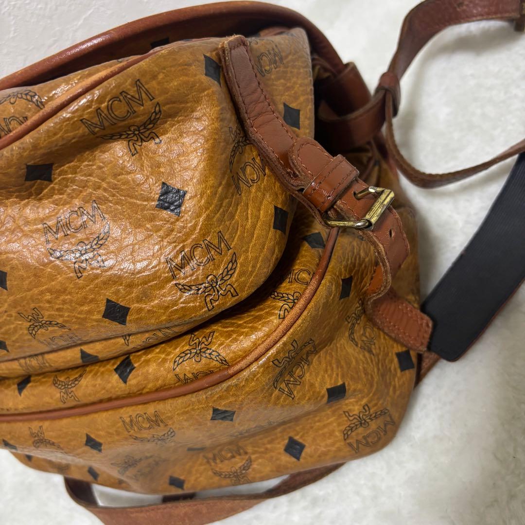 【極希少】MCM ソミュール　コニャック　ショルダーバッグ　ヴィセトス柄
