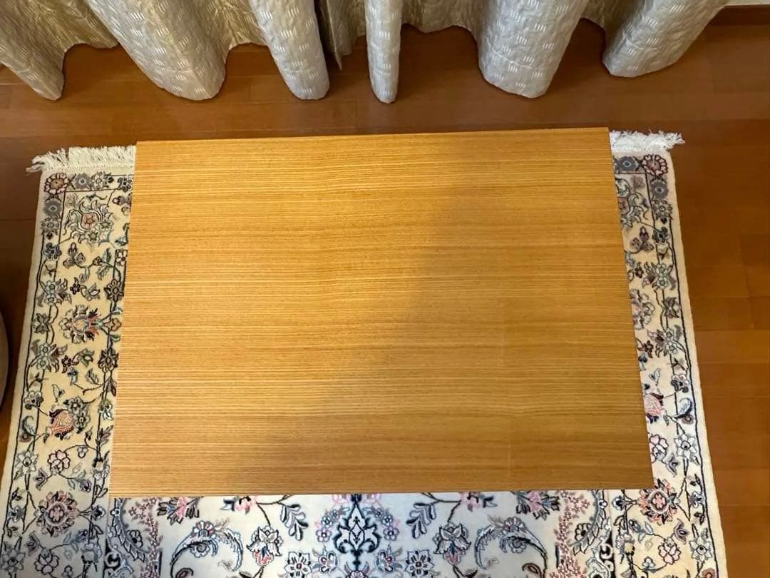 移動可能ハイテーブル　天然木　ナチュラルカラー