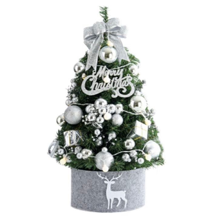 クリスマスツリー ブルー シルバー オーナメント ツリー 60cm 誕生日 飾り