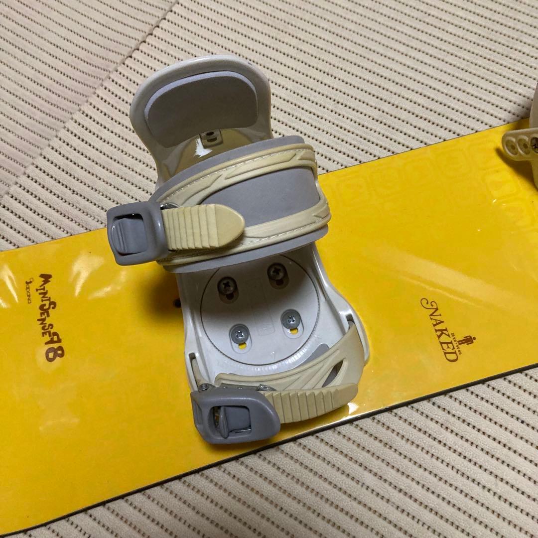 ジュニア キッズ　スノーボード　　98cm バインディング　リーシュ付き