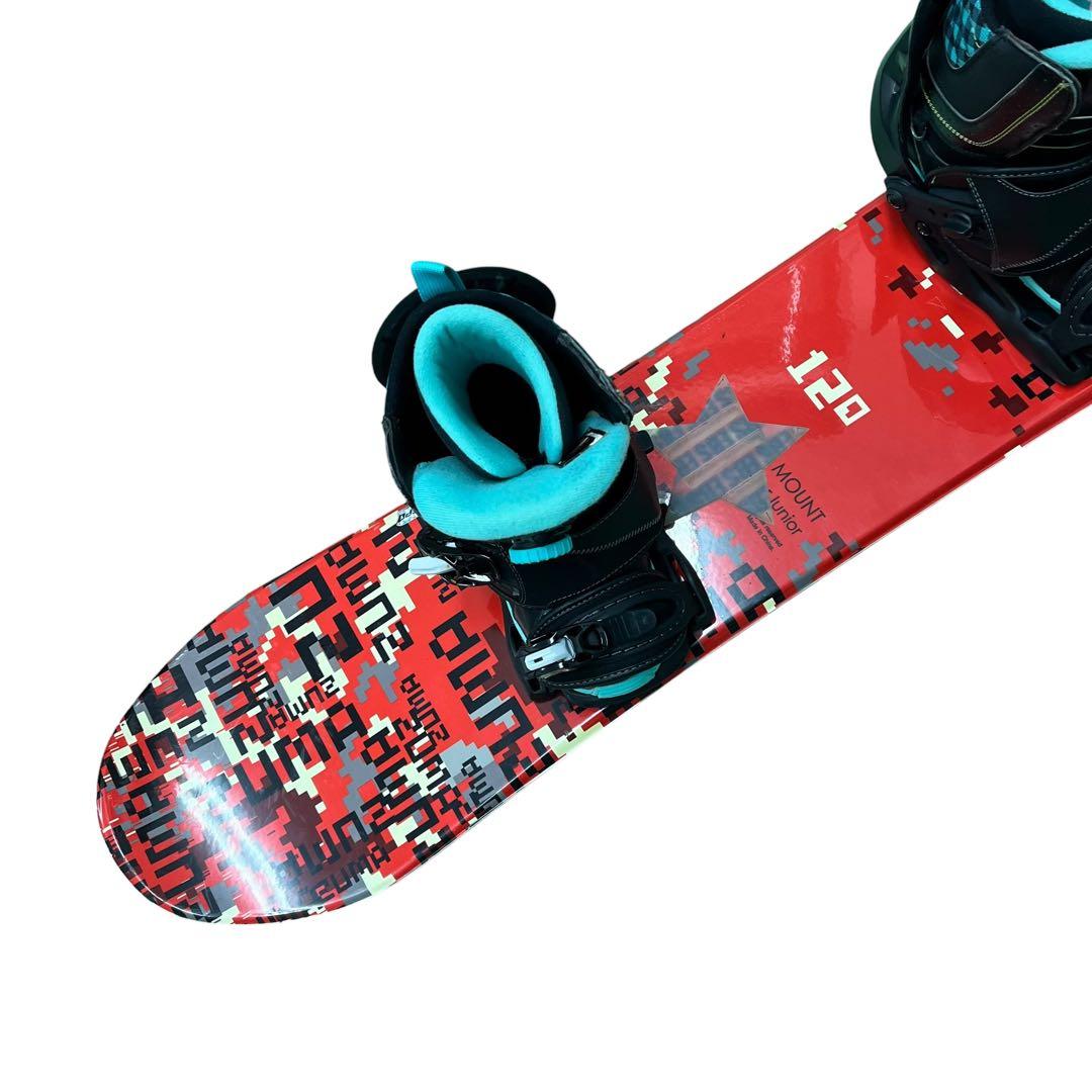 ZUMA キッズ スノーボード 120cm バイン ブーツ 3点セット