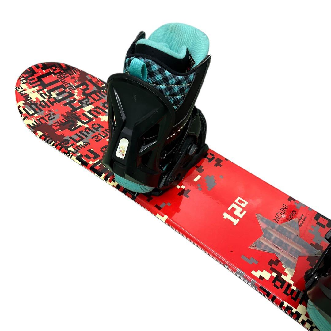 ZUMA キッズ スノーボード 120cm バイン ブーツ 3点セット