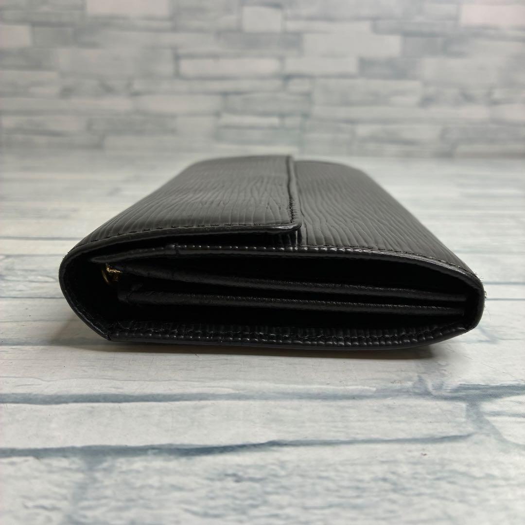 極美品　60 VUITTON ルイヴィトン　エピ 長財布　二つ折り　qj4