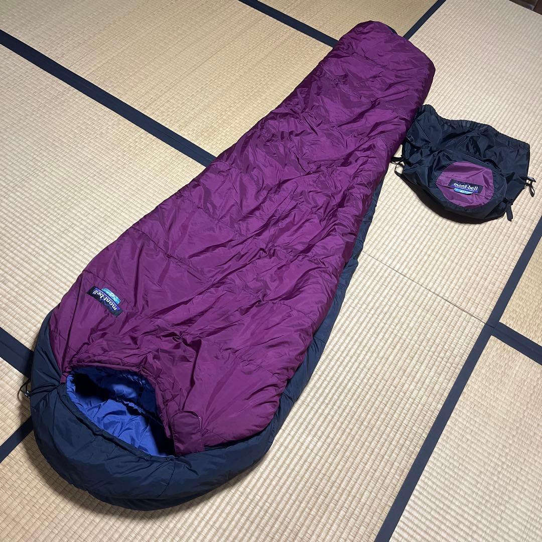 【廃盤】 モンベル シュラフ スーパー バロウバッグ エクセロフト #1 冬用