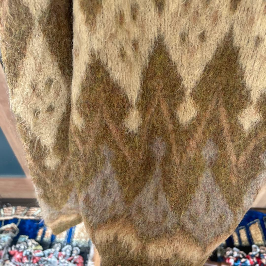 モヘヤ　カーディガン　ヴィンテージ　60s campus カートコバーン