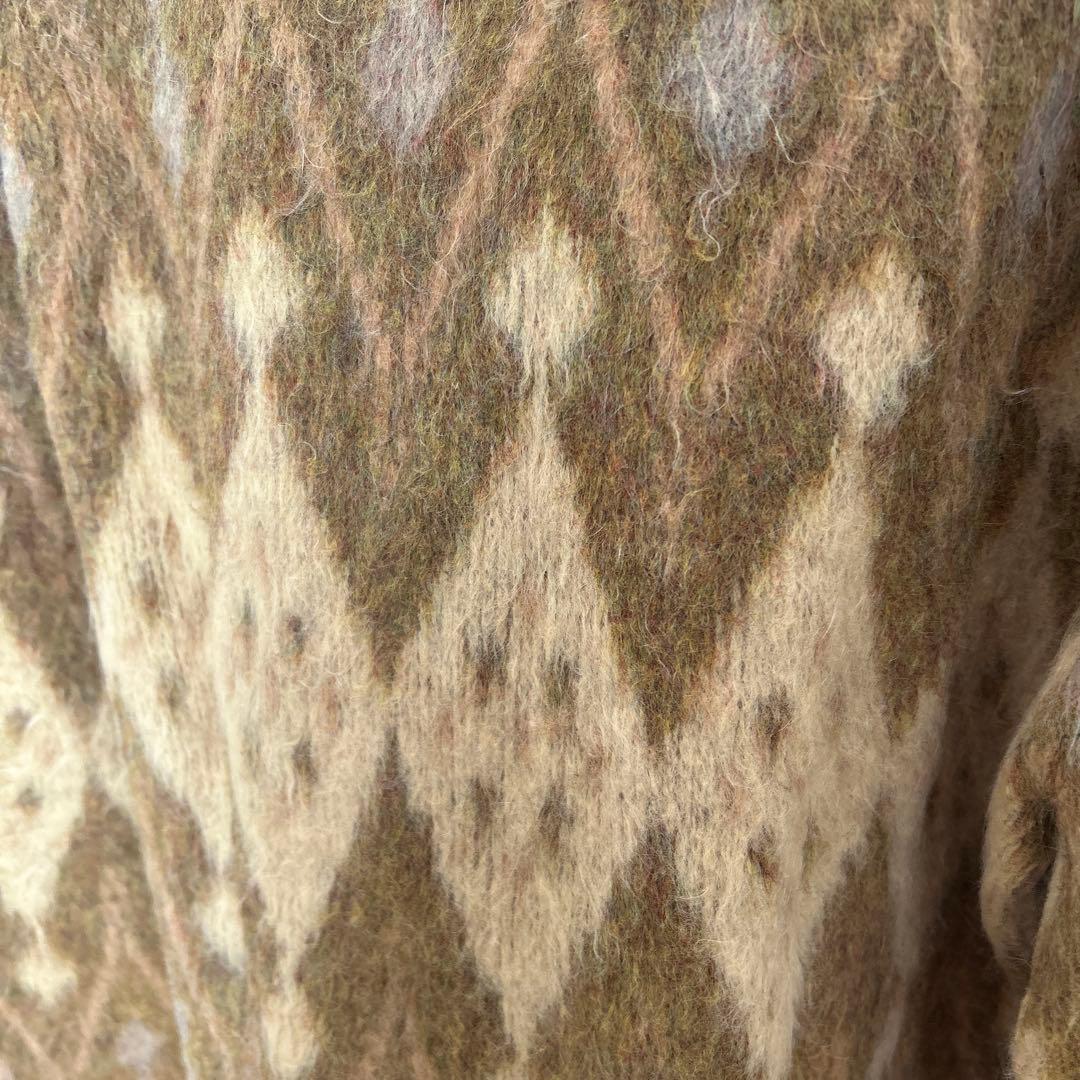 モヘヤ　カーディガン　ヴィンテージ　60s campus カートコバーン