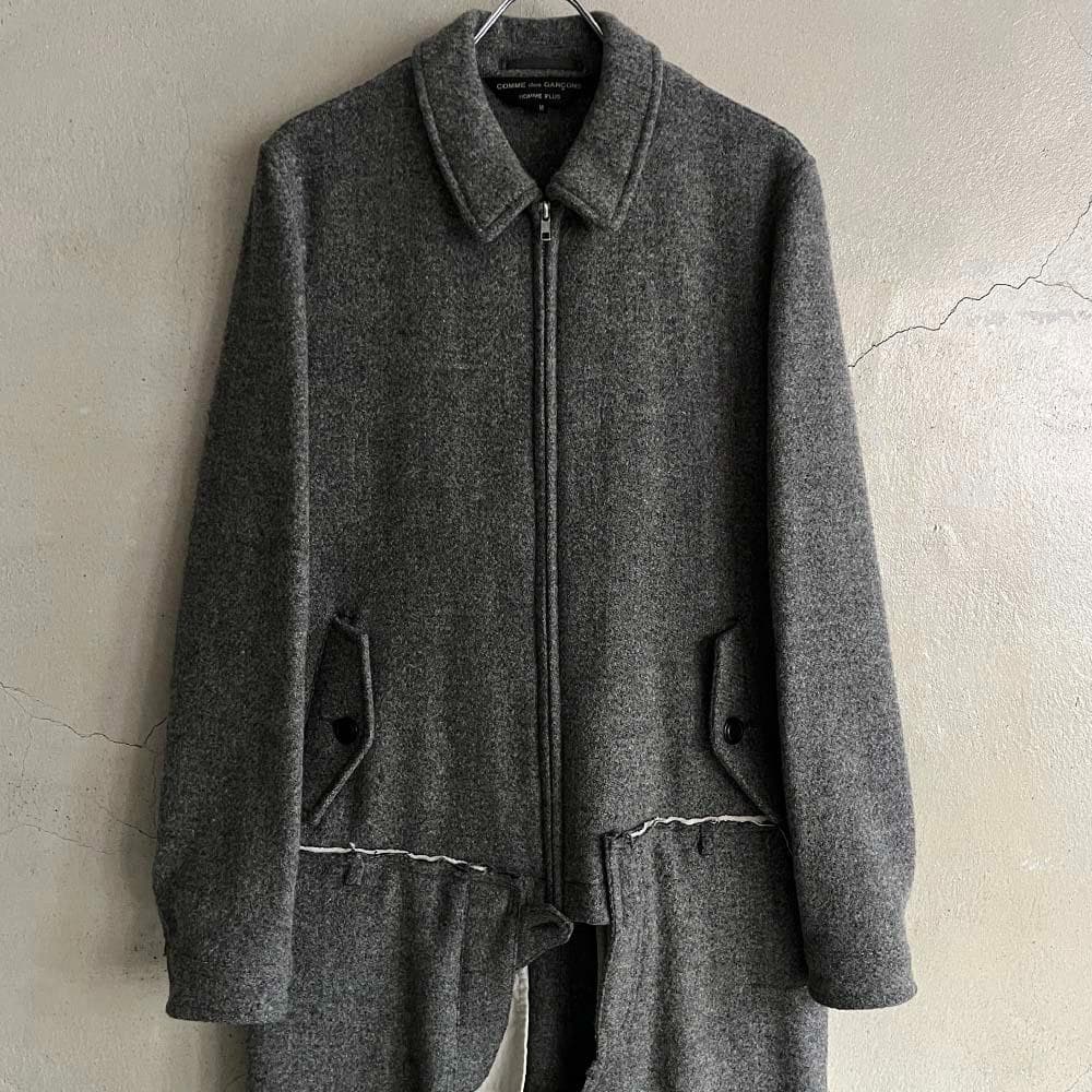 13aw HOMME PLUS ドッキングコートM/コムデギャルソンオムプリュス