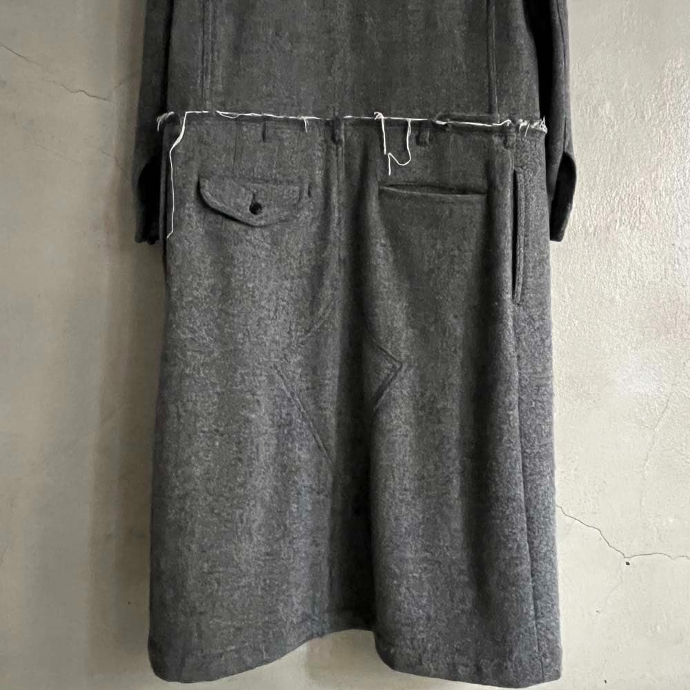 13aw HOMME PLUS ドッキングコートM/コムデギャルソンオムプリュス