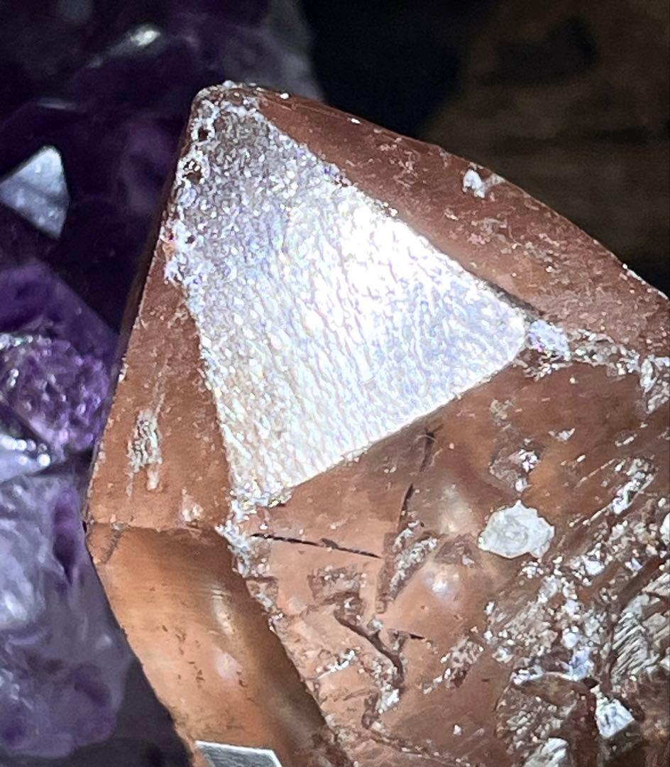 レコードキーパー　ゴイアス産　レッド　レムリアンシードクリスタル 原石　水晶