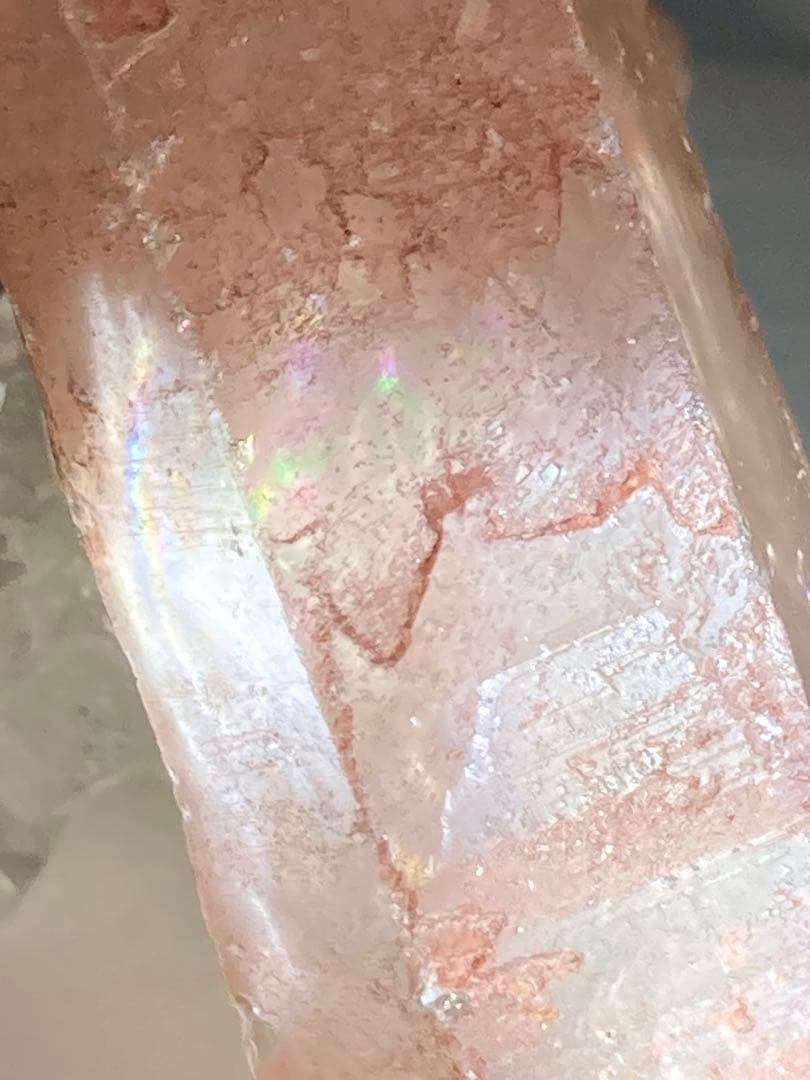 レコードキーパー　ゴイアス産　レッド　レムリアンシードクリスタル 原石　水晶