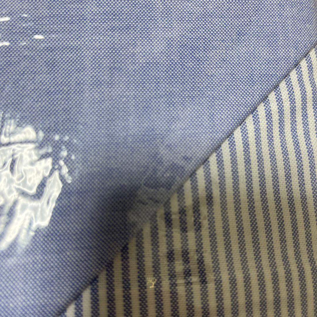 新品！ラルフローレン☆コンフォーターカバー、ダブルロング、ストライプ、青