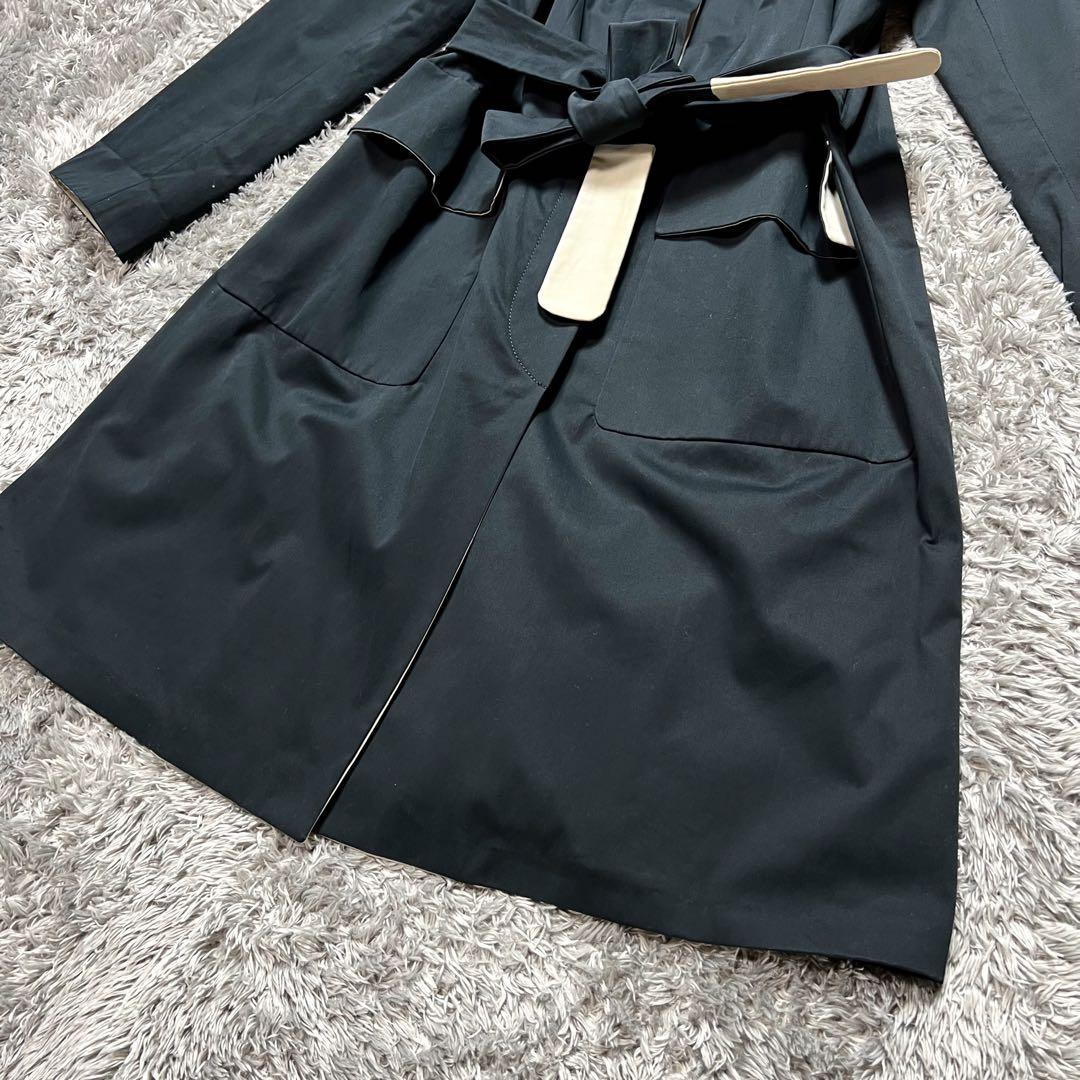 MaxMara マリナリナルディ トレンチコート ネイビー XXL相当　美品