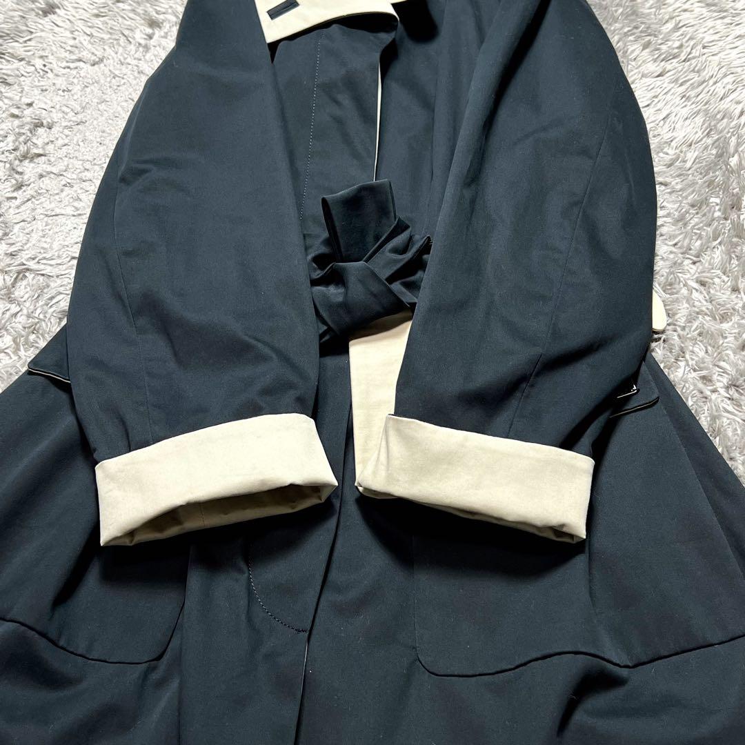 MaxMara マリナリナルディ トレンチコート ネイビー XXL相当　美品