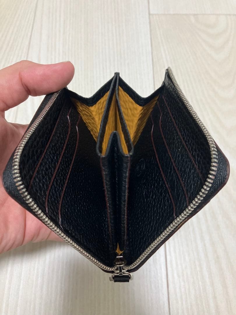エイジ【GANZO】フレンチカーフL字財布(廃盤品)