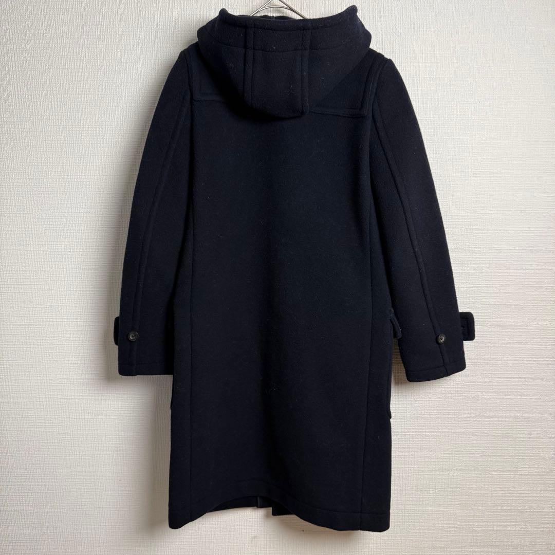 ジャケット・アウター 682 HYKE Wool Duffle Coat Hooded Black