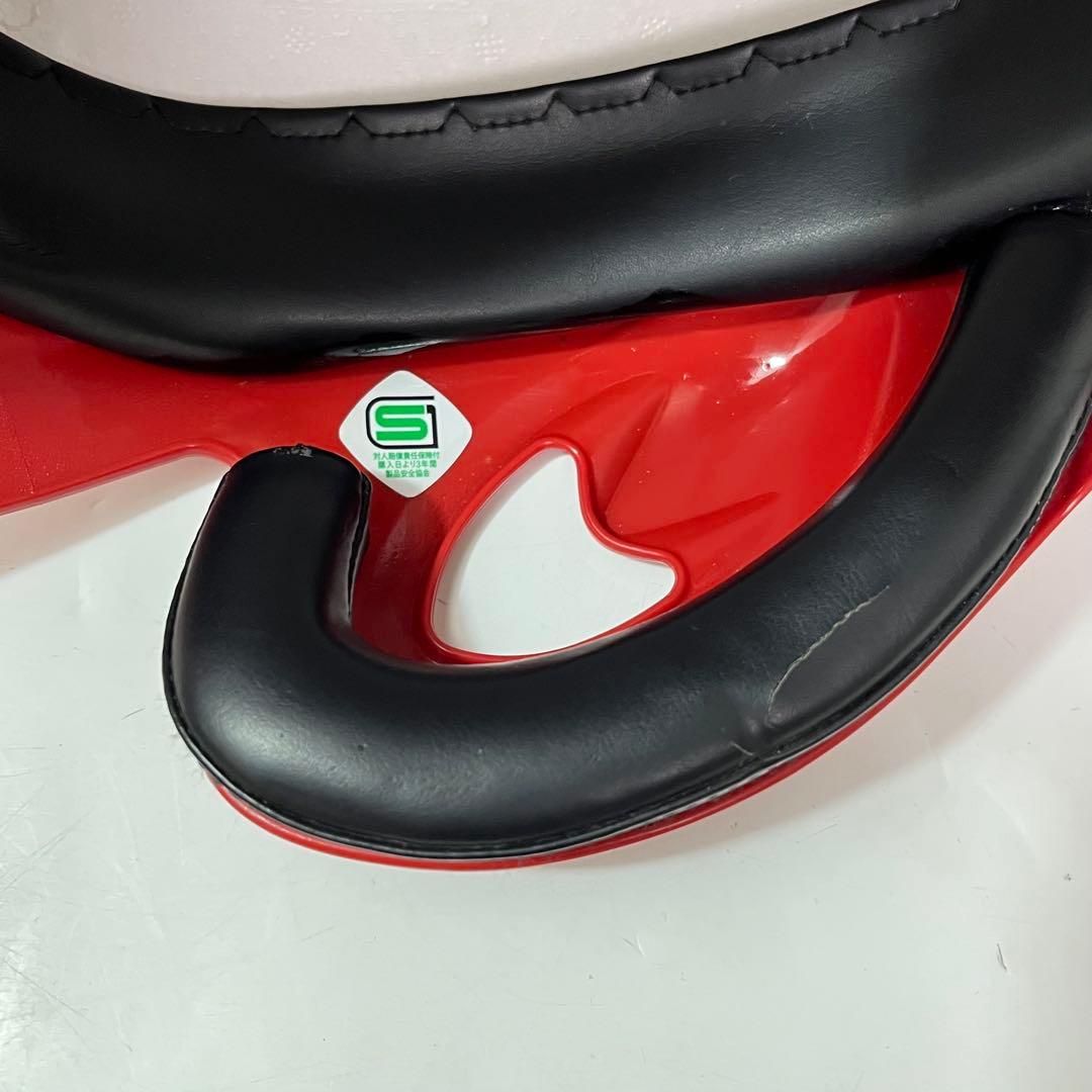 つ28【2個セット】ミズノ 野球 ヘルメット 赤 JSBB公認 軟式用 Lサイズ