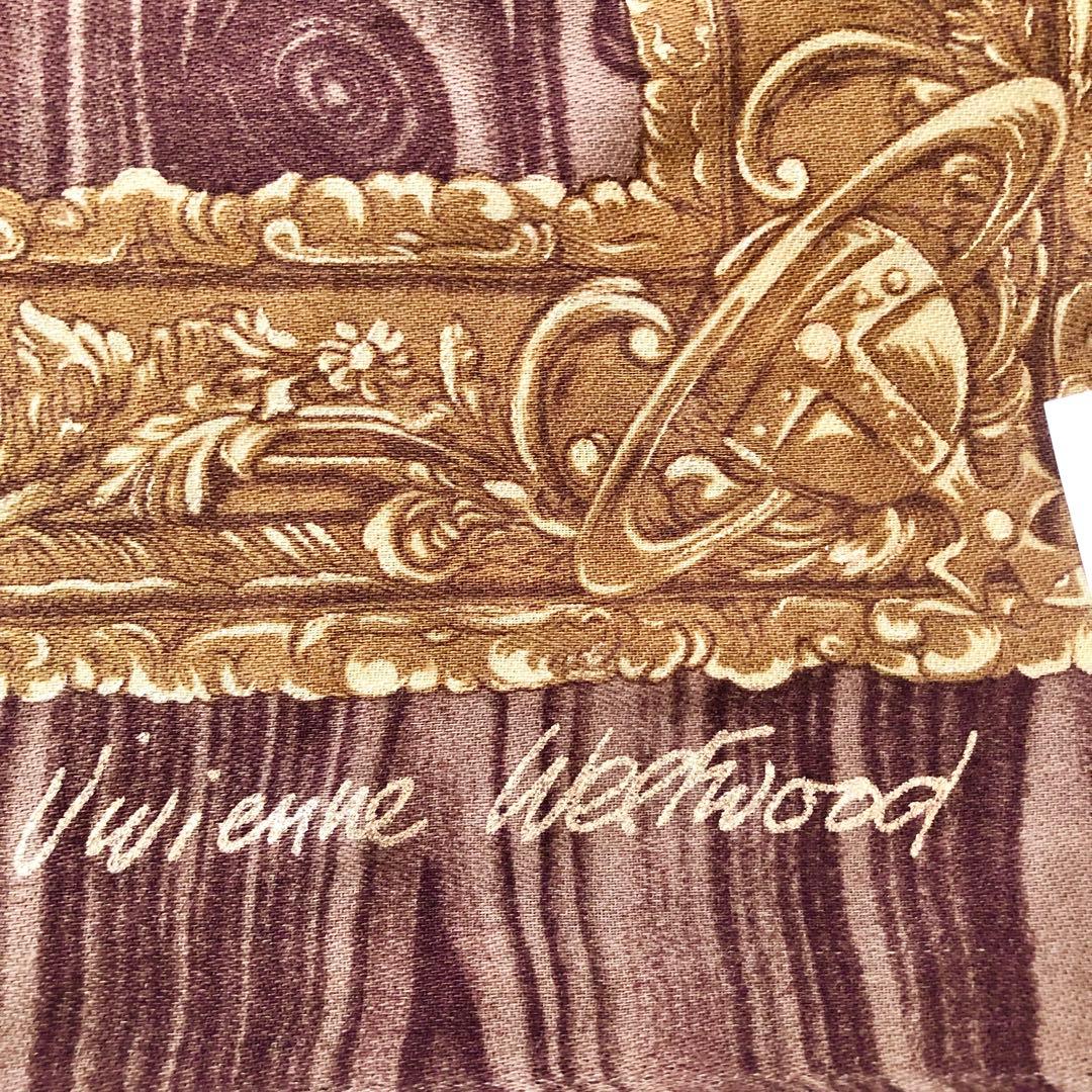 Vivienne Westwood 大判スカーフ ストール124×124cm